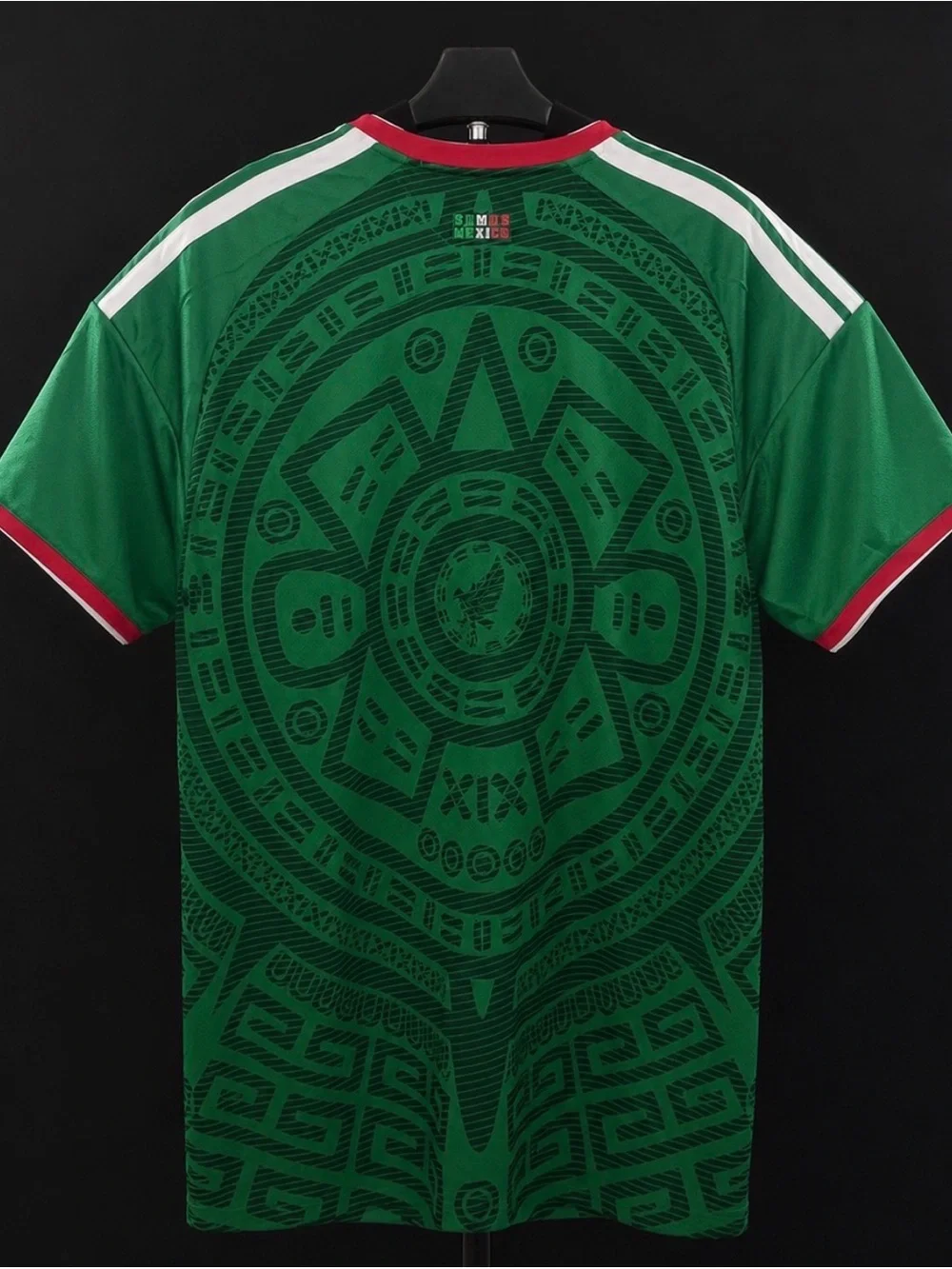 adidas green aztec calendar jersey